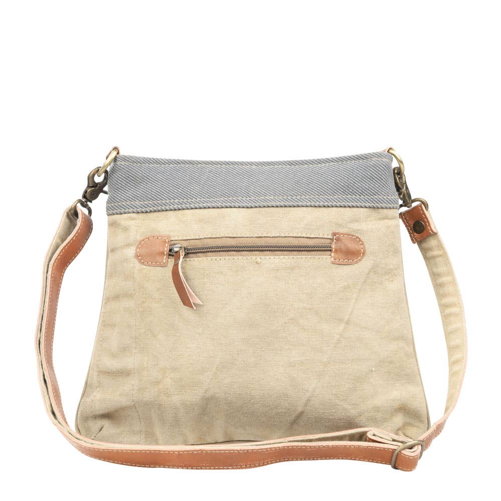 Clea Ray Canvas Bags & Clothing Bags Make Life A Journey Shoulder/Crossbody Bag