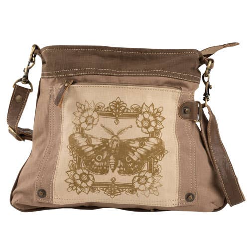 Clea Ray Canvas Bags & Clothing Bags MOTH CROSSBODY/SHOULDER BAG