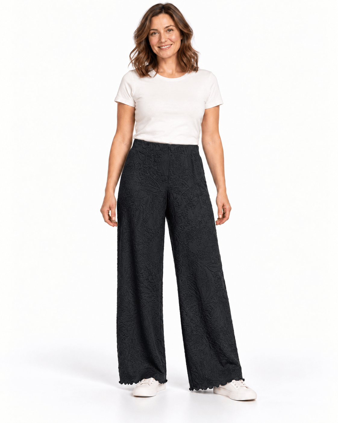 Haystacks Energy Pant Black Kila Full Length Textured Energy Pant