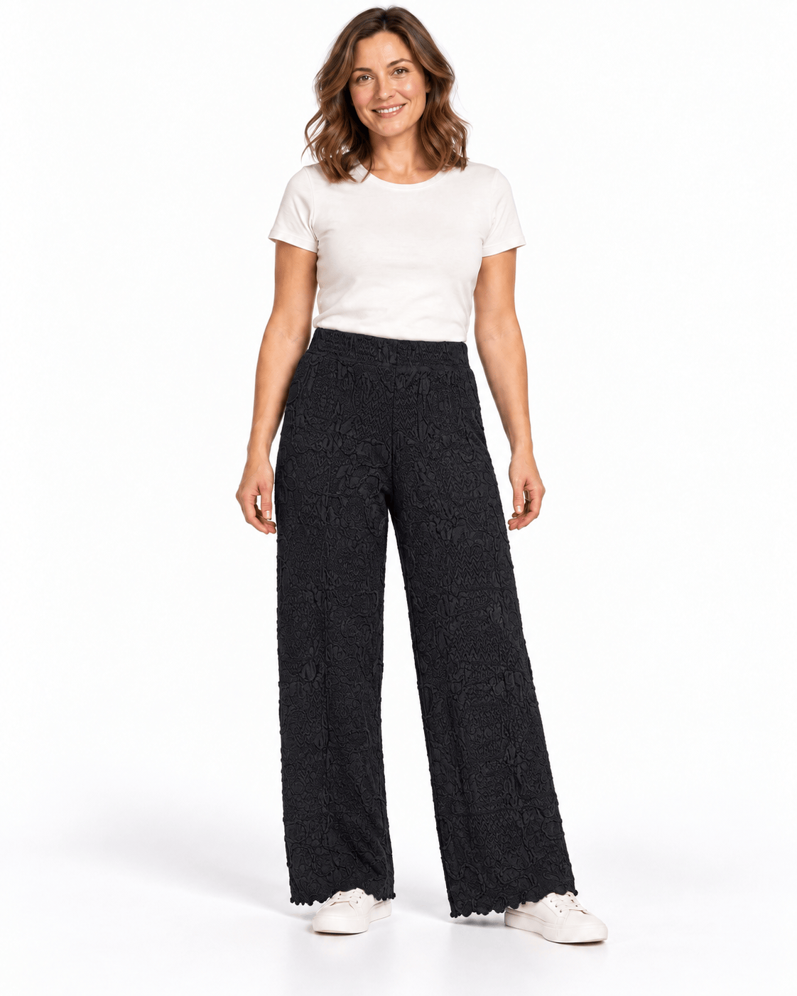 Haystacks Energy Pant Black Lyrac Jacquard Knit Energy Pant