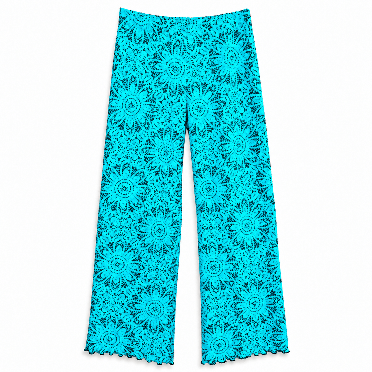 Haystacks Energy Pant Blue Curacao Mara Jacquard Knit Energy Pant