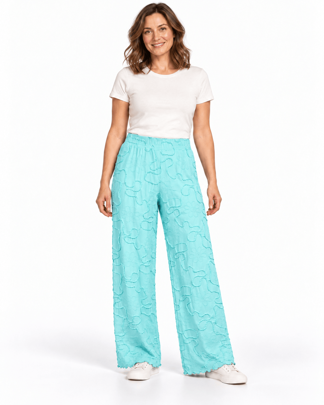 Haystacks Energy Pant Pastel Turquoise Conduit Jacquard Knit Energy Pants