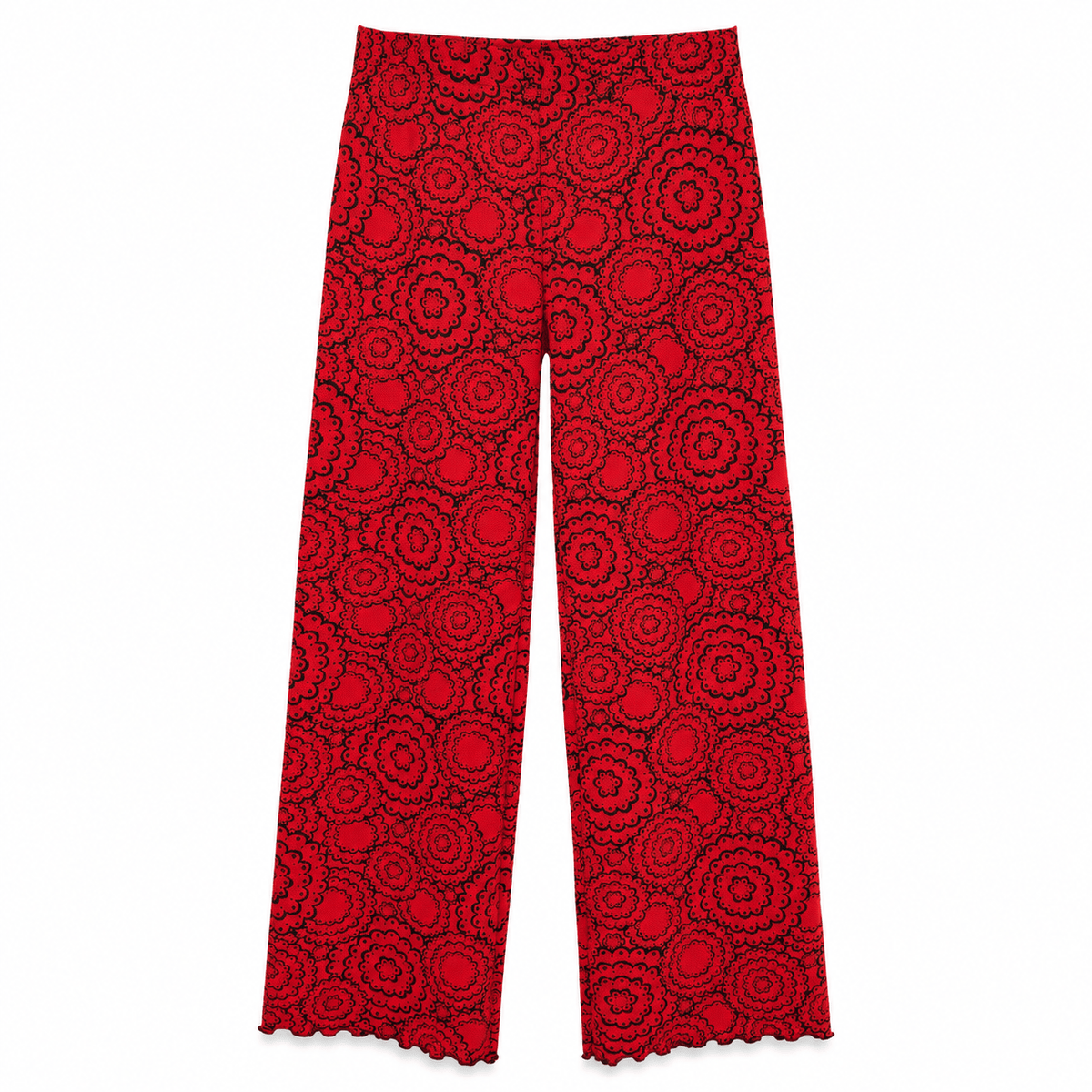 Haystacks Energy Pant Rococco Red Doily Jacquard Knit Energy Pant