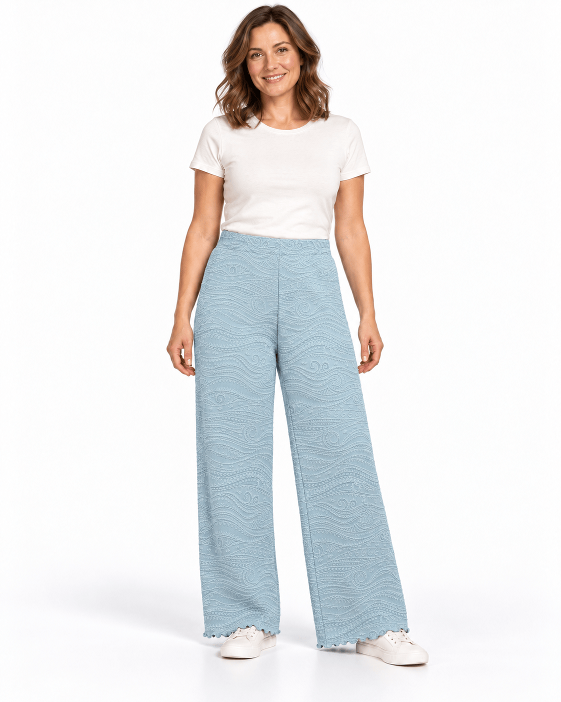 Haystacks Energy Pant Tourmaline Catty Jacquard Knit Energy Pant