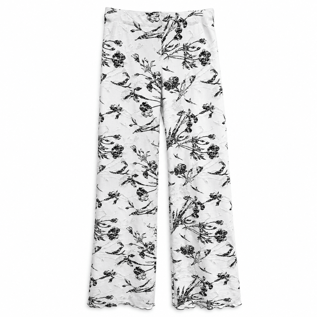 Haystacks Energy Pant White Floretin Jacquard Knit Energy Pant
