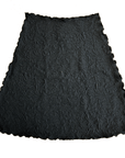Haystacks Jacquard Knit Bias Black Brochure Jacquard Knit Bias Skirt