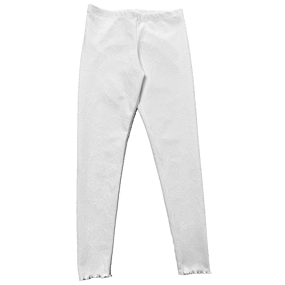 Haystacks Legging One Size White Static Jacquard Knit Leggings