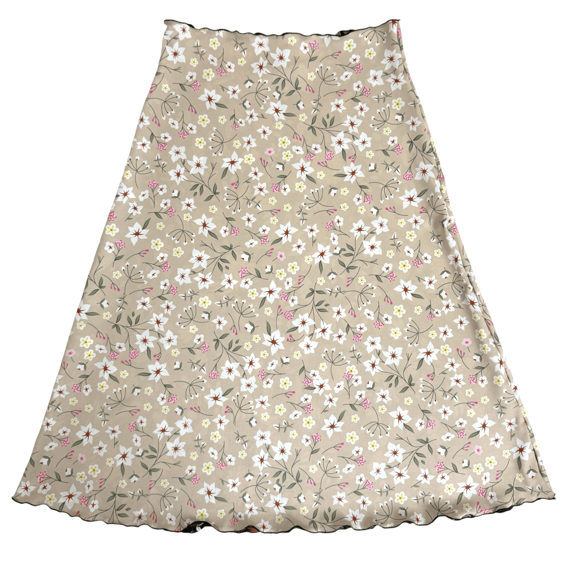 Haystacks Long Bias Native Flowers Switchstacks Reversible Long Bias Skirt
