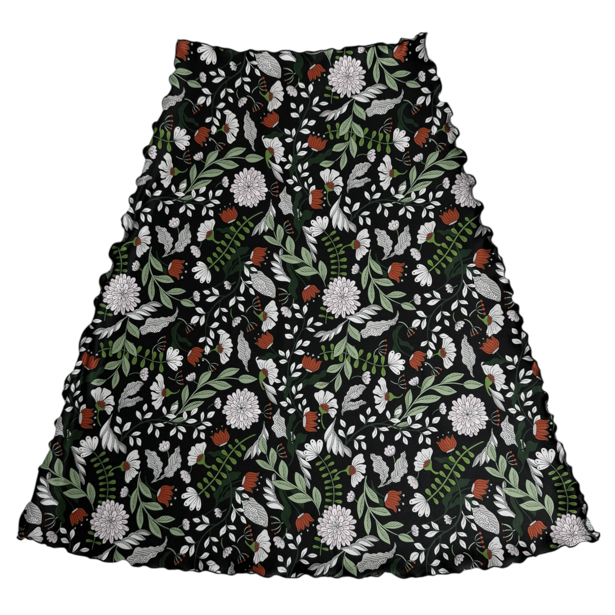 Haystacks Long Bias Native Flowers Switchstacks Reversible Long Bias Skirt