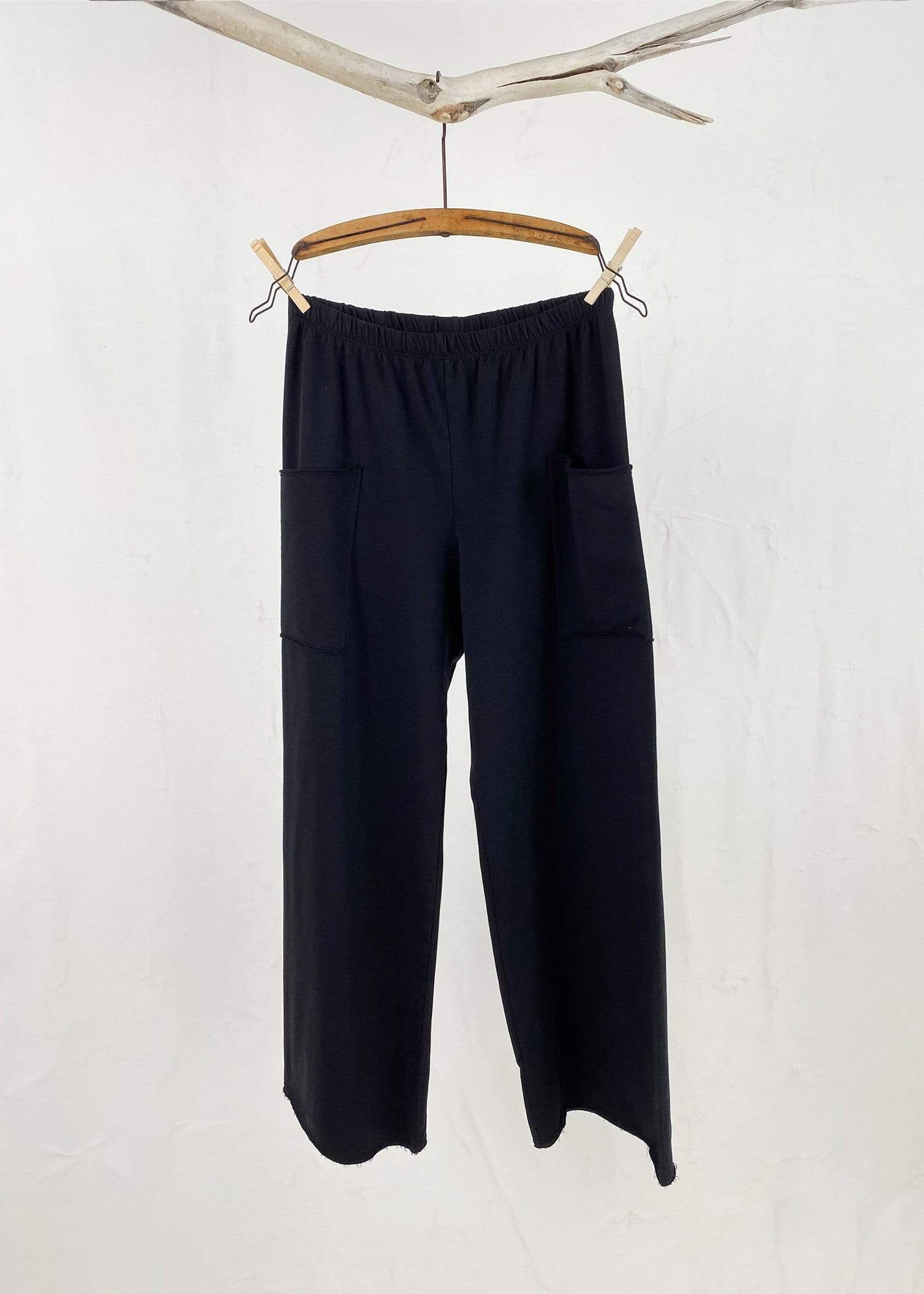 Haystacks pant Haystacks French Terry Leelanau Cotton Full Length Pant (Black)