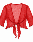Haystacks shawl Lightweight Knit Cross Front Shrug - Mango