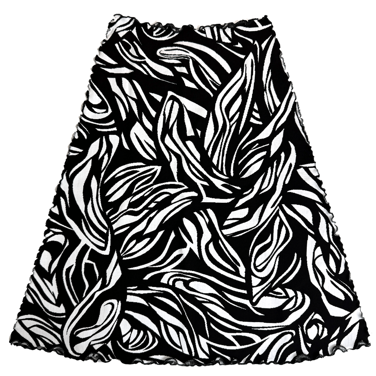 Haystacks skirt Wild Horses Jacquard Knit 27" Long Bias Skirt