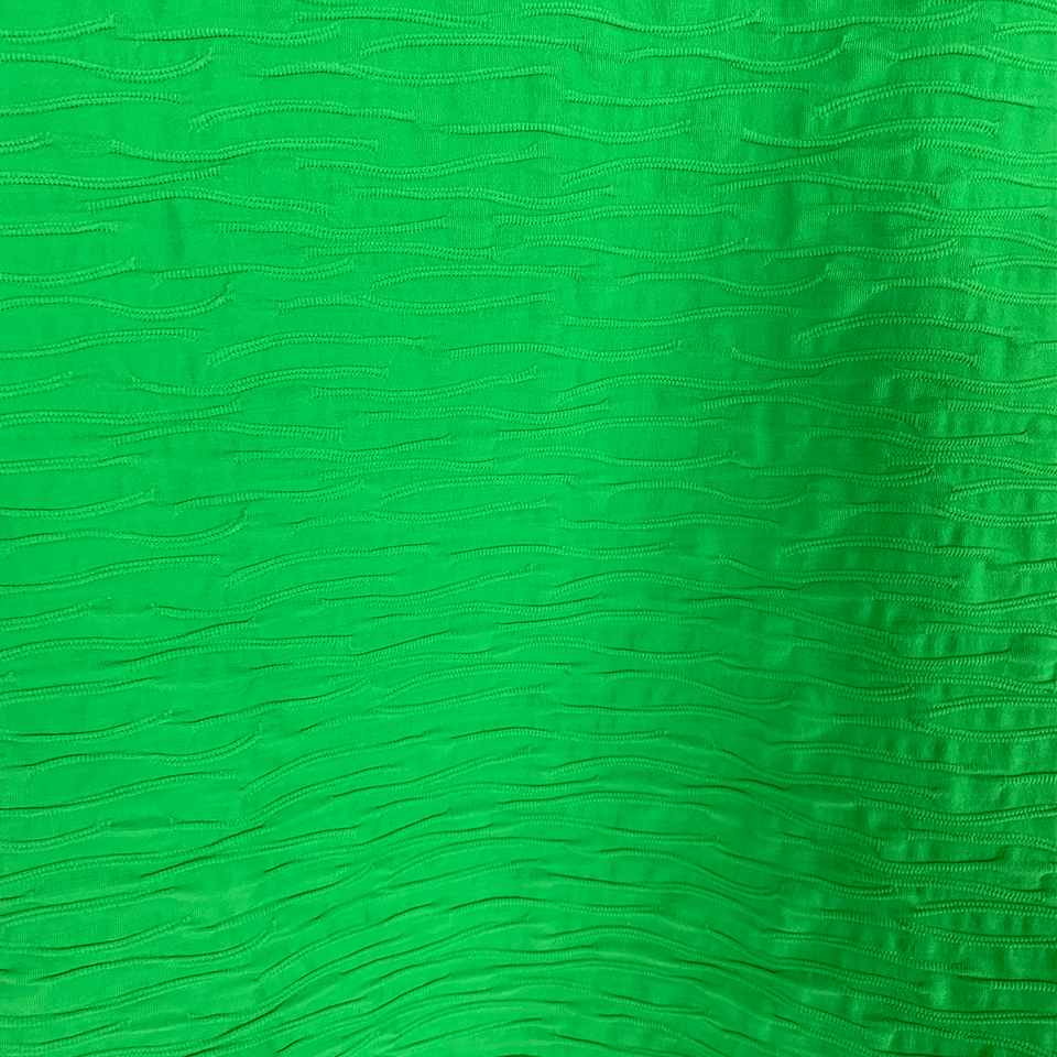 Haystacks top Classic Green Crinkle Textured Surreal Top