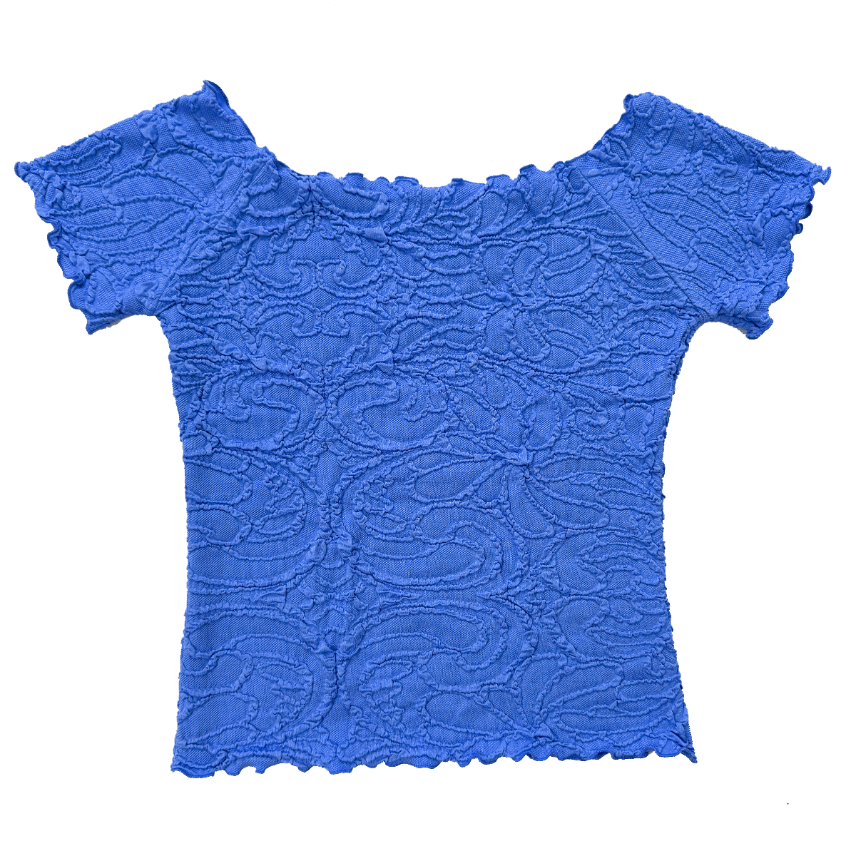 Haystacks top Cornflower Fluence Textured Ballet Top