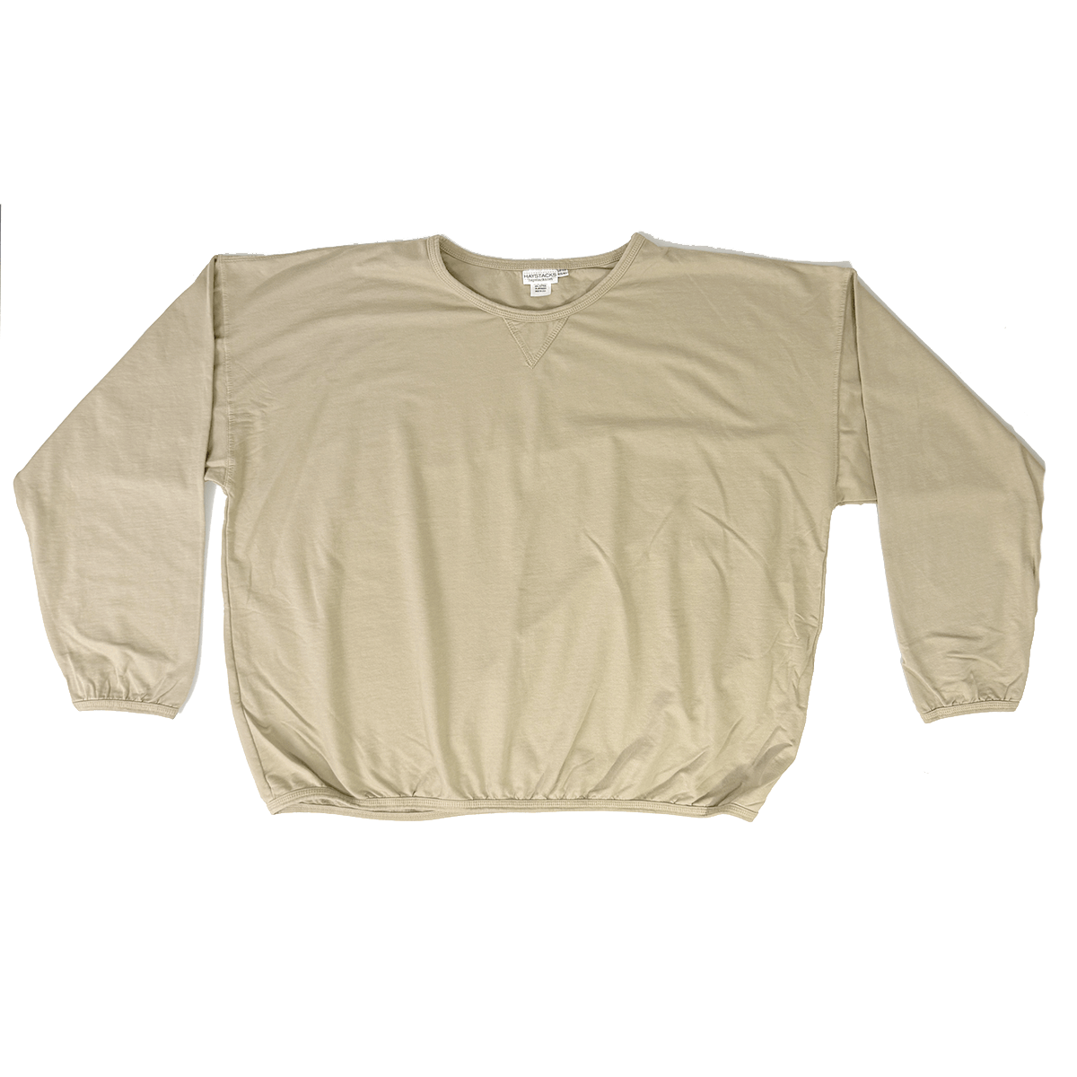 Haystacks top One Size/Free Size Leelanau Cotton Terry Boxy Sweatshirt (Canoe)