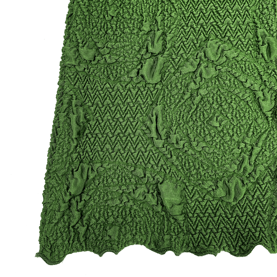 Haystacks top Palm Green Lyrac Textured Charming Tank Top