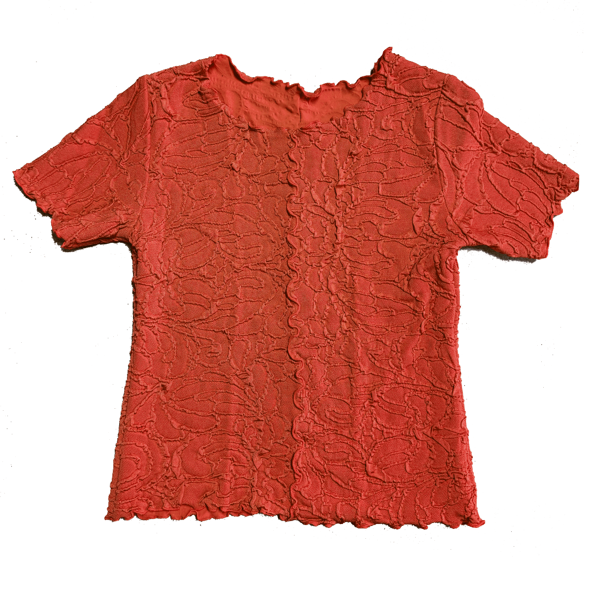 Haystacks top Pumpkin Fluence Short Sleeve Lettuce Tee