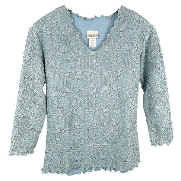 Tourmaline Lyrac Surreal Textured Top – Haystacks