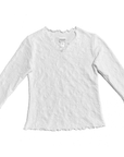 Haystacks top White Jafa Surreal Textured Top