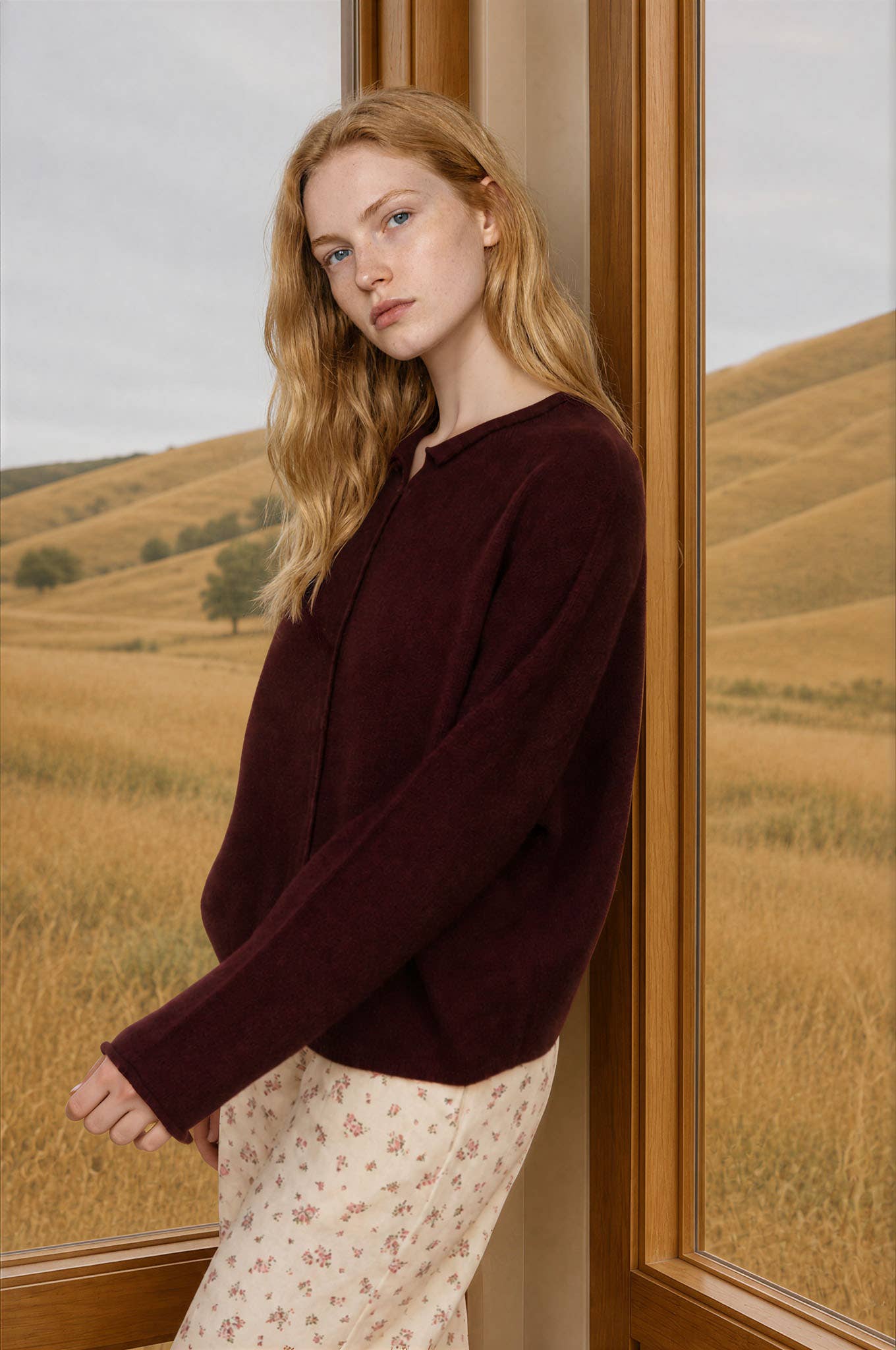 J.O.A LIGHTWEIGHT BUTTON DOWN KNIT CARDIGAN
