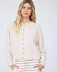 J.O.A LIGHTWEIGHT BUTTON DOWN KNIT CARDIGAN