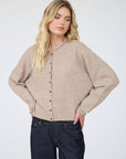 J.O.A LIGHTWEIGHT BUTTON DOWN KNIT CARDIGAN