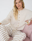 J.O.A LIGHTWEIGHT BUTTON DOWN KNIT CARDIGAN