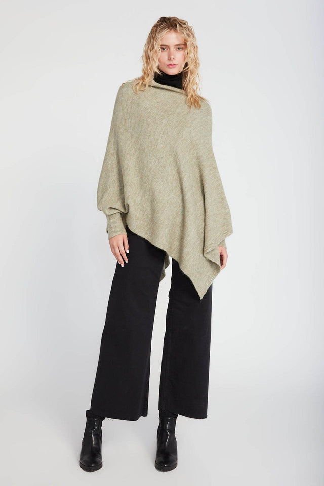 Look by M Sweater Handkerchief Hem Sweater