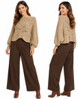Magic Scarf Sweater Sunday Cable Knit Poncho Sweater - Beige
