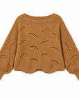 Magic Scarf Sweater Sunday Cable Knit Poncho Sweater - Camel