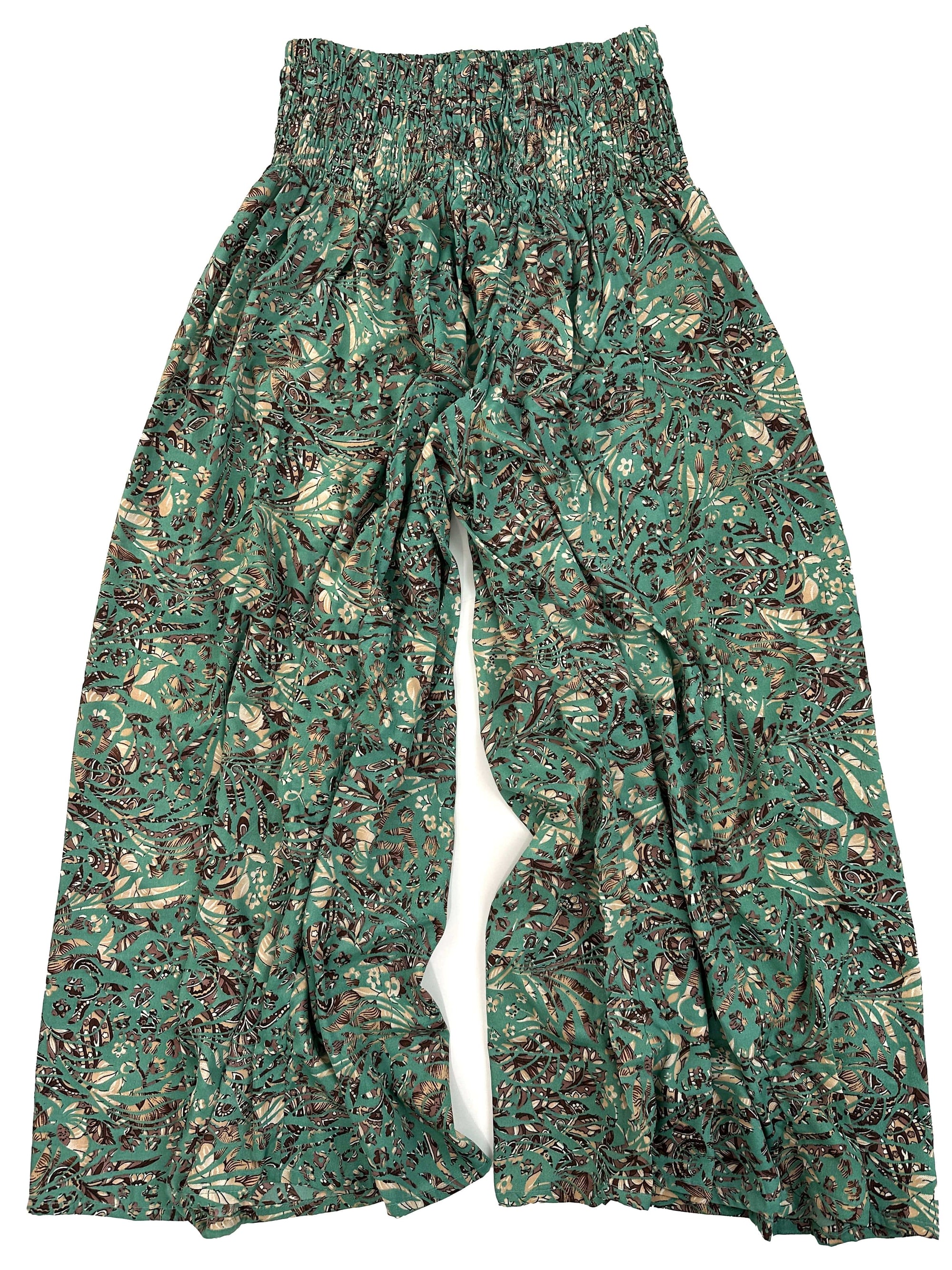 Nusantara Pant Polisilk Printed Pant Pheasant Bay