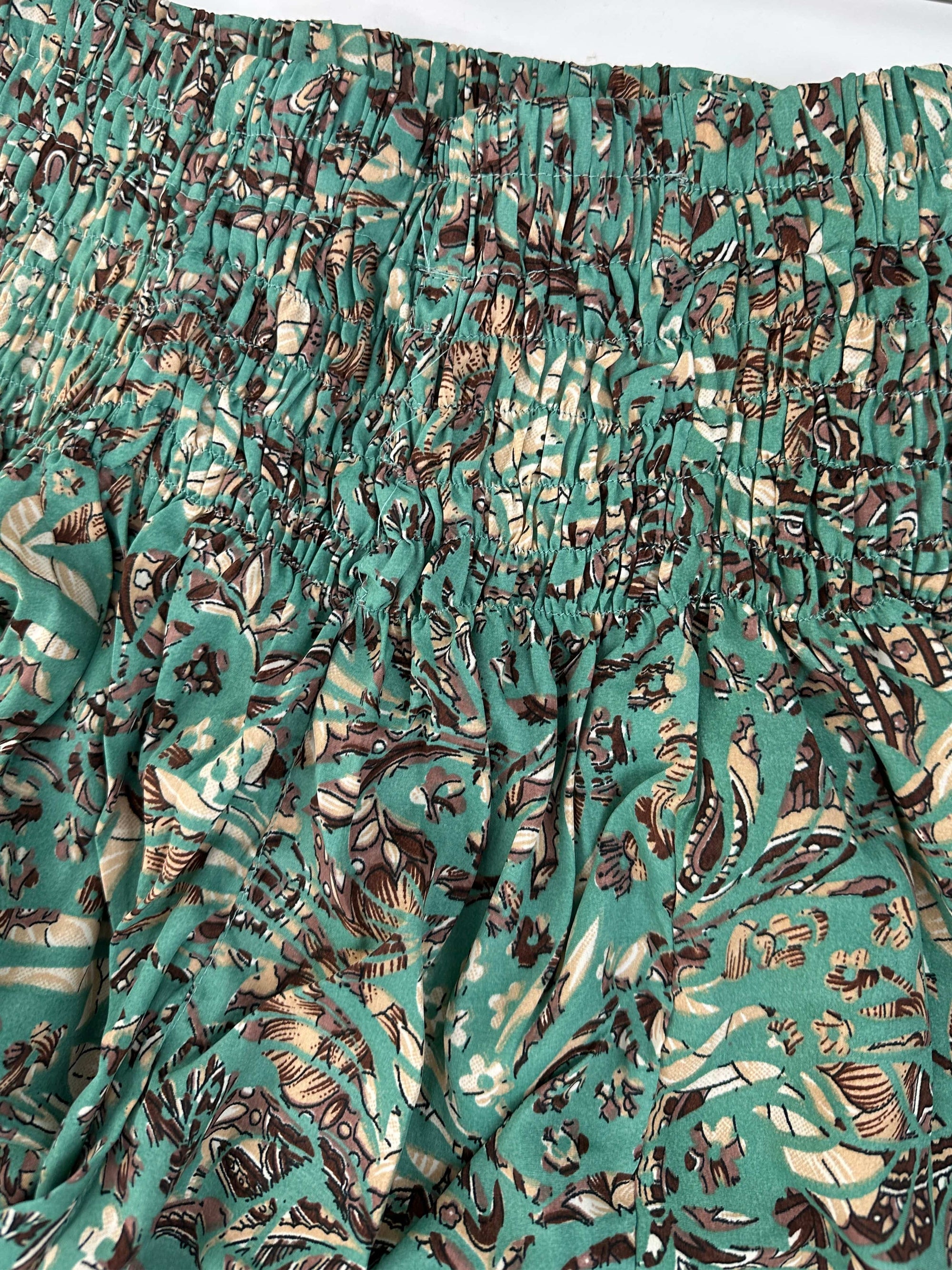 Nusantara Pant Polisilk Printed Pant Pheasant Bay