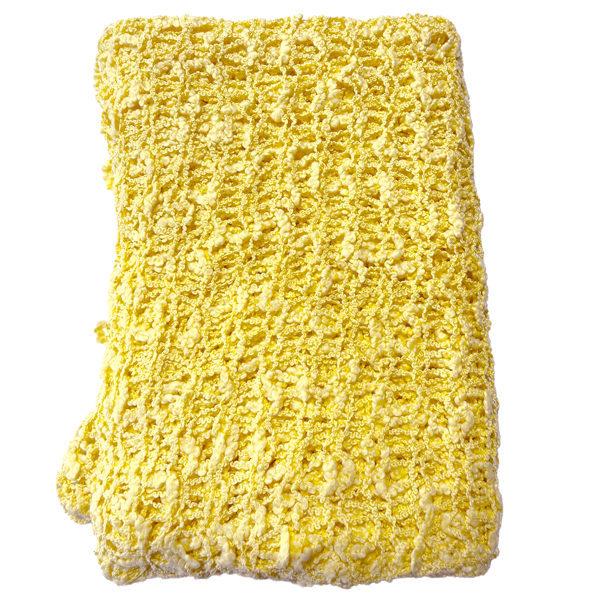 Tanami Poncho Honey Popcorn Knit Poncho Biasa (Honey)