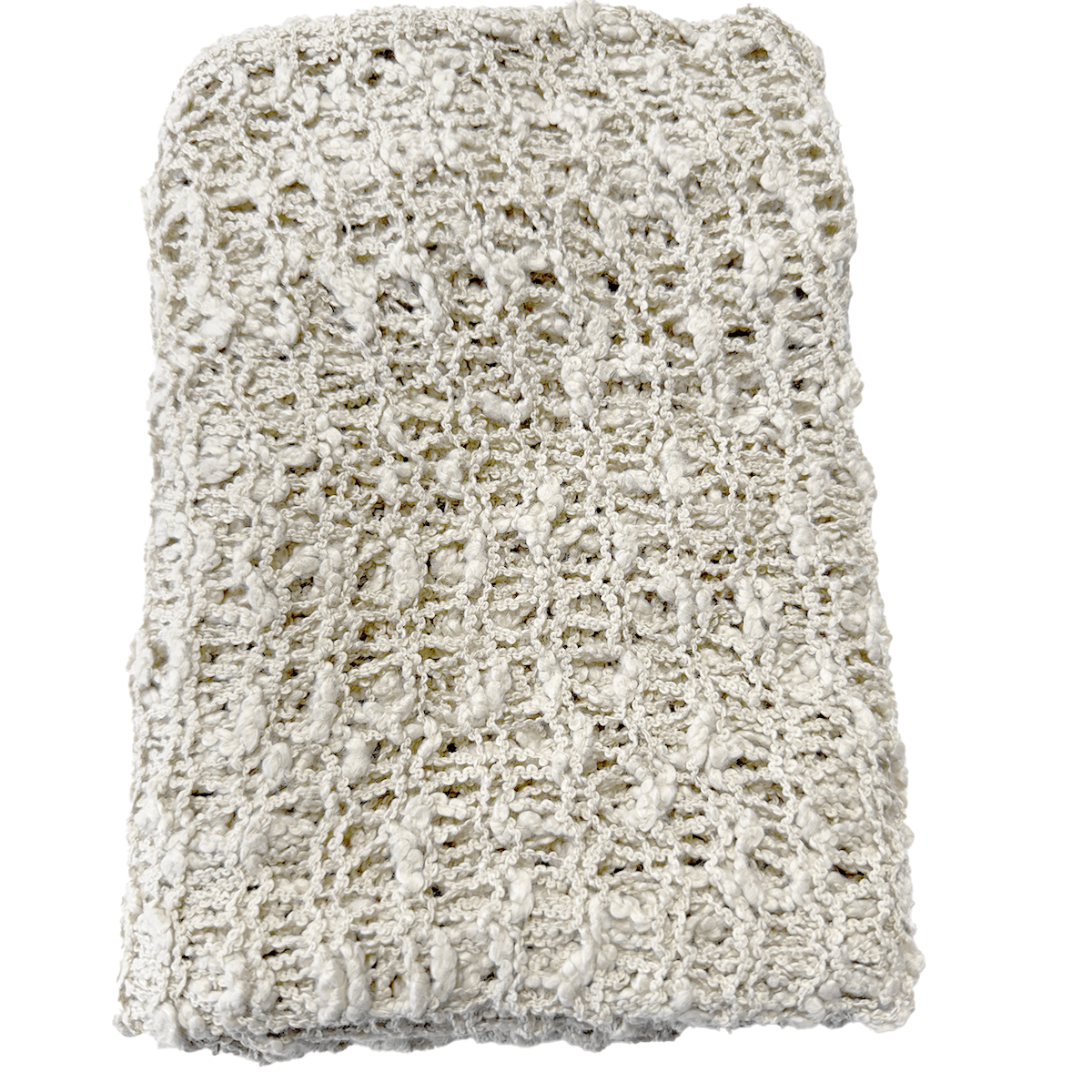 Tanami Poncho Sand Popcorn Knit Poncho Biasa (Sand)