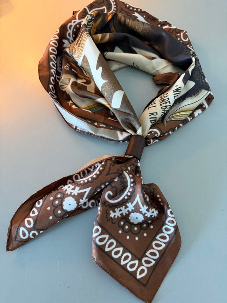 Western Elite Scarf Leather Scarf Slide Wild Rag Scarf Slide & Decorative Concho