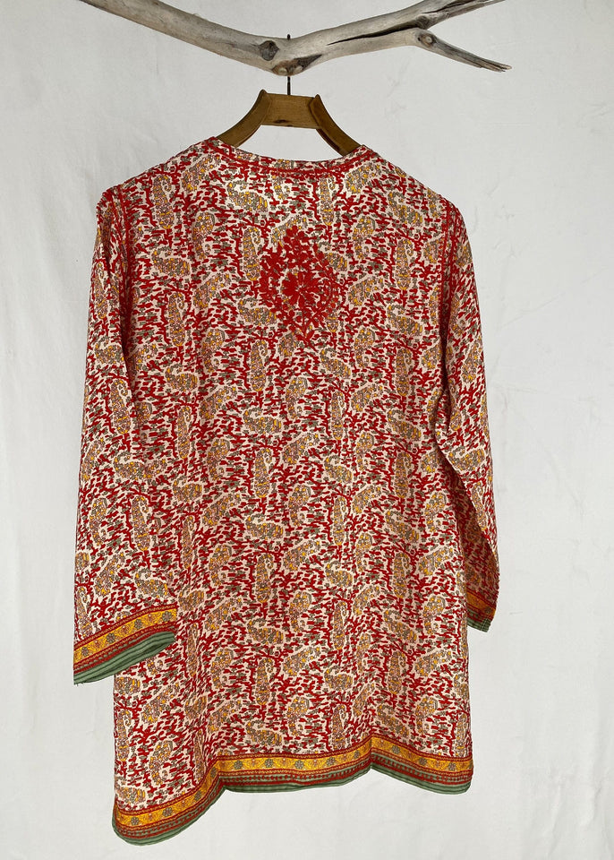 Dolma top Desert Sun Hand Embroidered Tunic