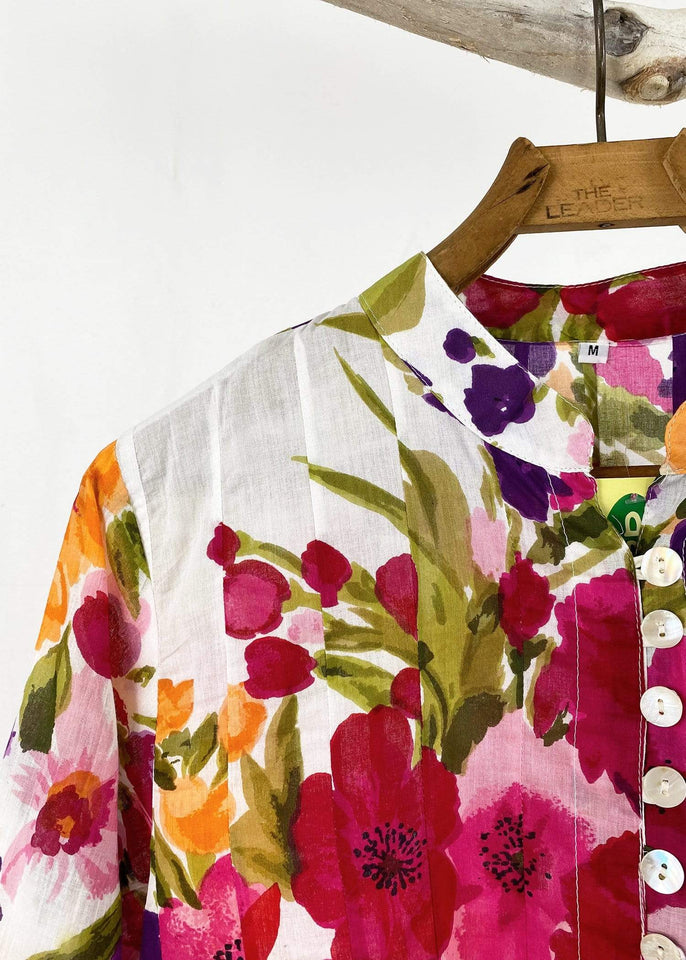 Dolma top Wildflower Button Up Sujana Tunic