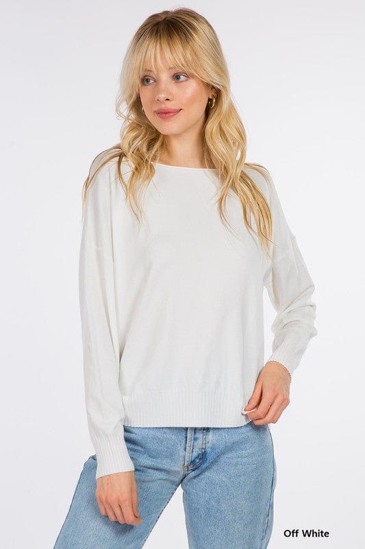 Dreamers top Dreamers Boat Neck Sweater