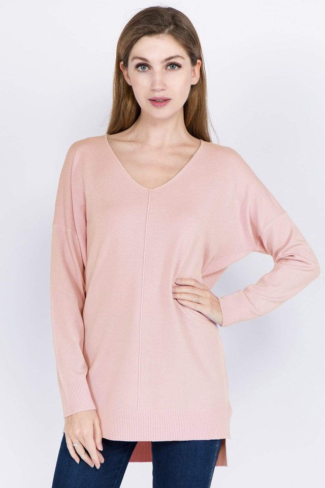 Dreamers top Heather Pale Blush / Small/Medium Dreamers Basic Sweater - Lots of Colors!