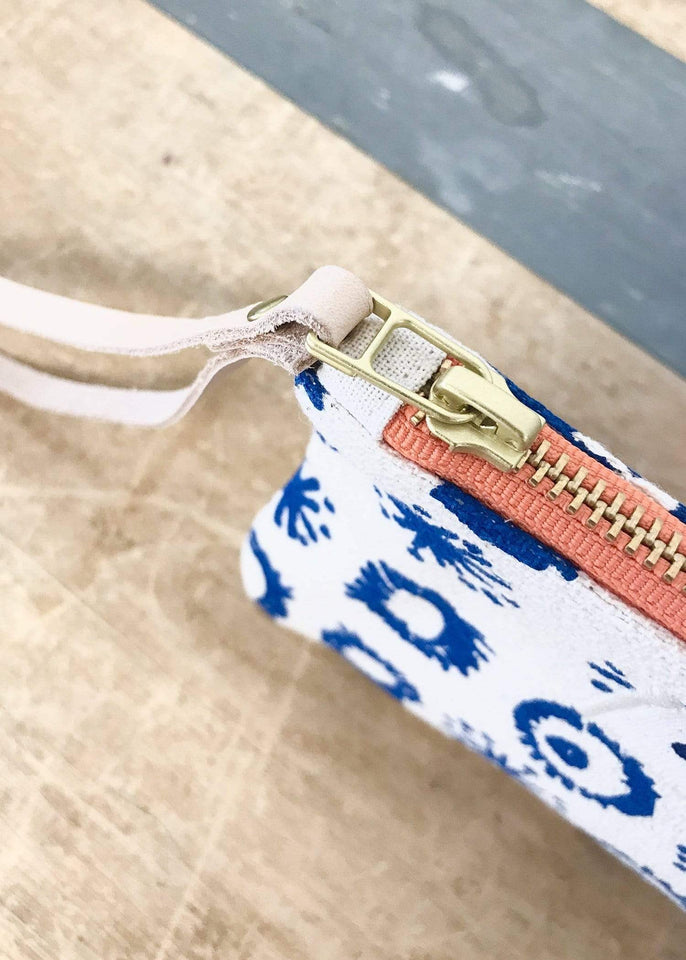 Erin Flett Bags Blue Royal Fireworks Zip Top Pouch