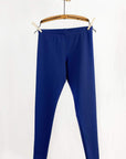 Haystacks Blue Indigo Solid Tactel Legging