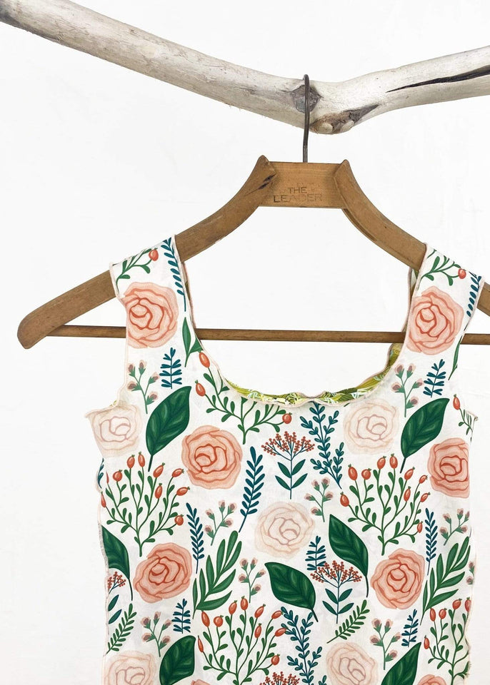Haystacks Dress Prairie Rose Switchstacks Reversible Little Dress