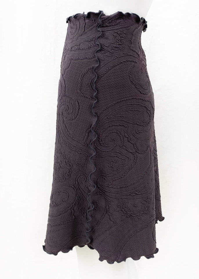 Haystacks Pavement Clipe Jacquard Knit Bias Skirt