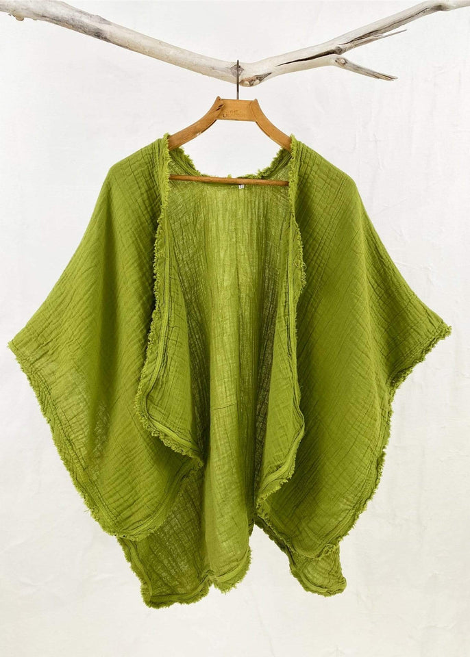 Haystacks shawl Martini Olive Haystacks Thai Cotton Shawl