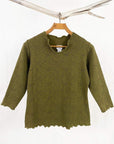 Haystacks top Beech Shantung Surreal Textured Top