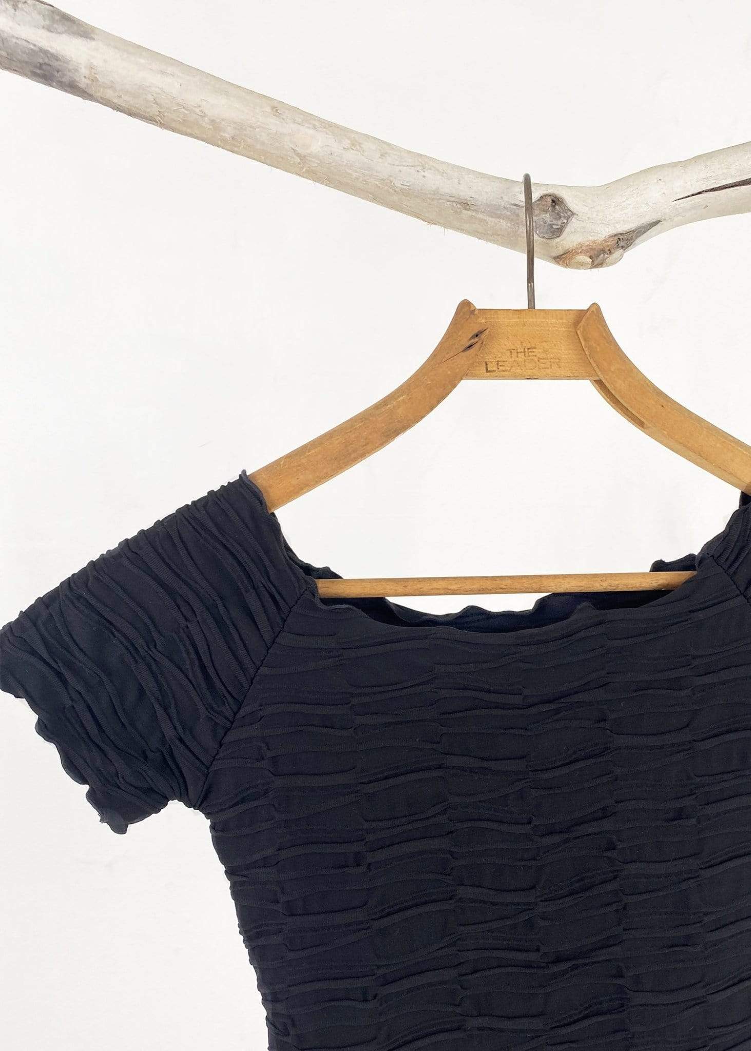 Haystacks top Black Traction Brazilian Textured Ballet Top