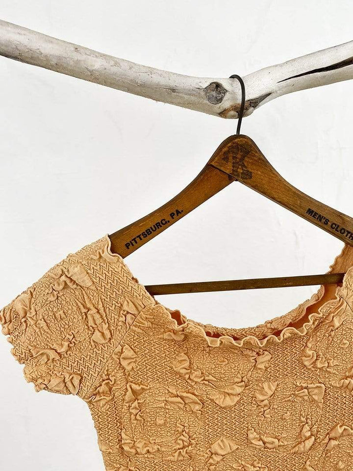 Haystacks top Haystacks Clay Lyrac Brazilian Textured Ballet Top
