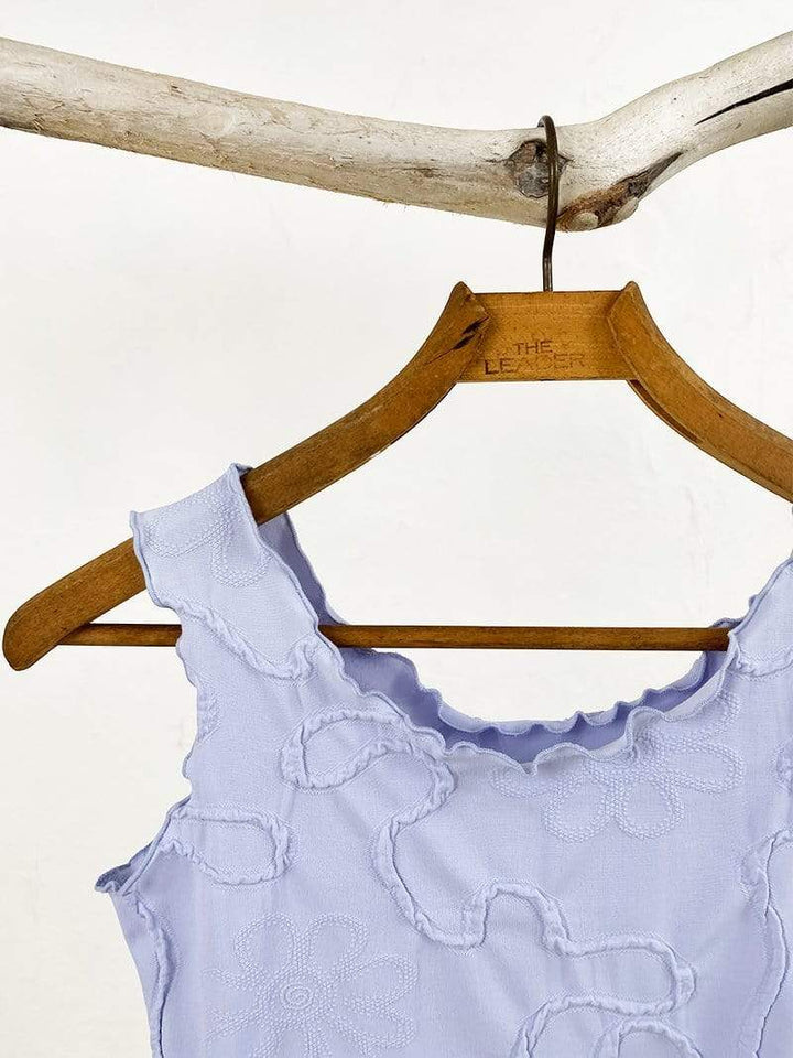 Haystacks top Haystacks Halogen Blue Conduit Charming Tank Top