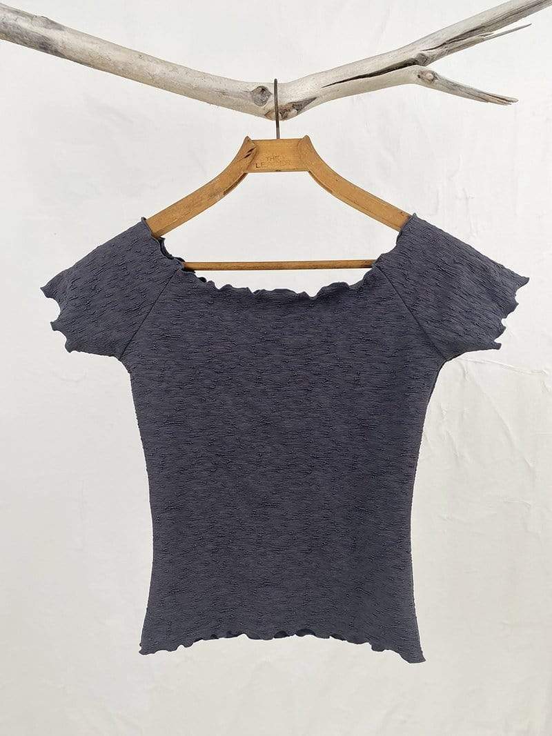 Haystacks top Haystacks Pavement Shantung Brazilian Textured Ballet Top