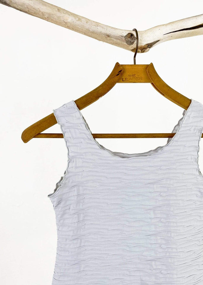Haystacks top Microchip Crinkle Textured Charming Tank Top